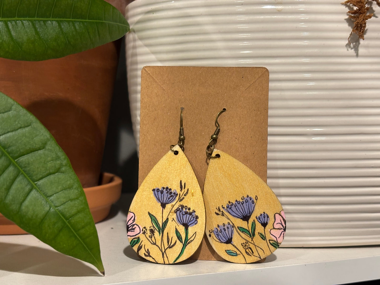 Spring Flowers in Gold