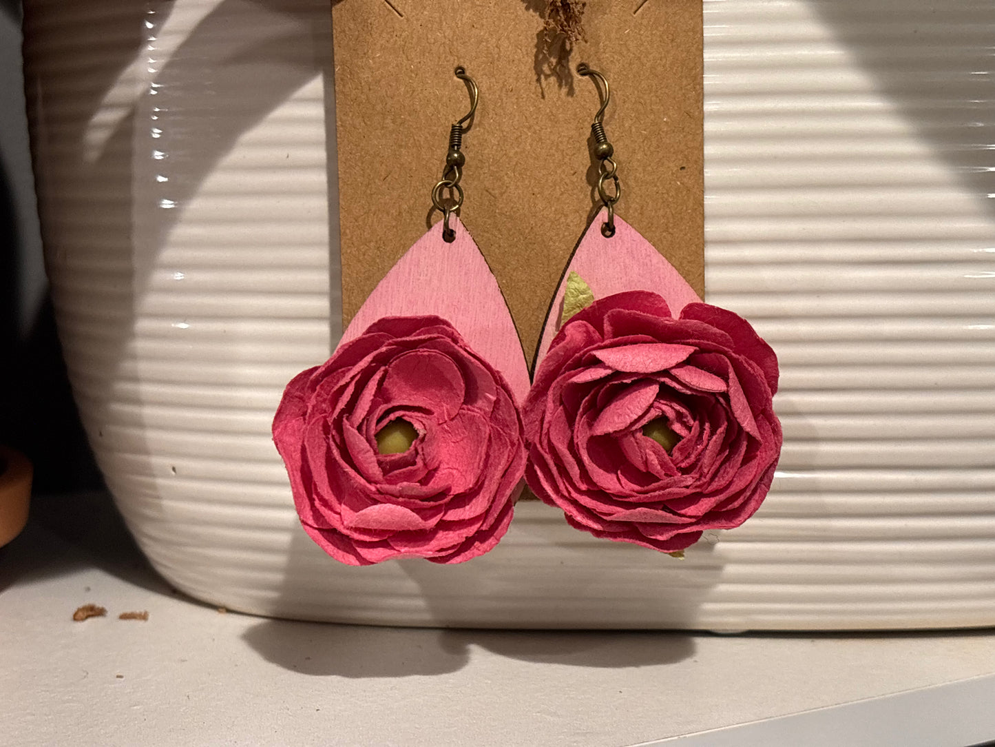 Dark Pink Paper Blossoms